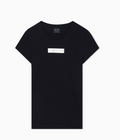 Tricou Armani Exchange Imprimeu Auriu - Negru
