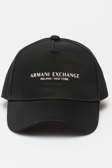 Șapcă Armani Exchange negru - față