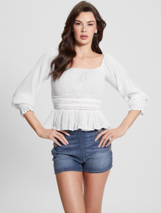 Topuri Guess - Alb