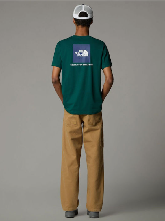 Tricou The North Face SS BOX NSE TEE - verde